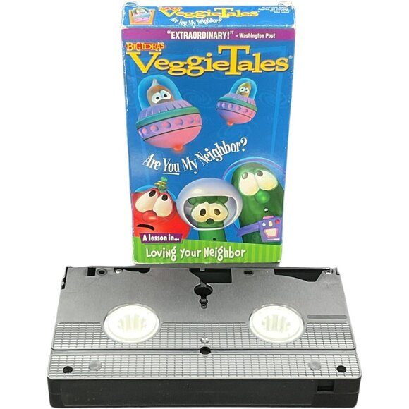 VeggieTales VHS Lot: Esther & Are You My Neighbor? Family-Friendly Animated Stor - Picture 10 of 11